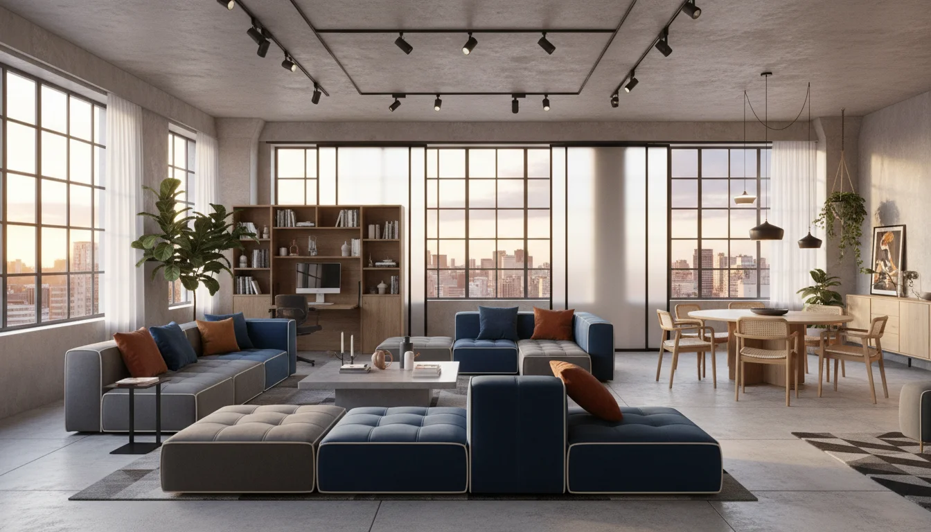 Adaptable living dining - living dining design - Modular Living Dining Adaptable Zones - Adaptable living dining - Gemini Auto Post